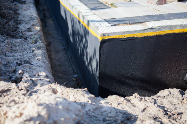 Residential Exterior Waterproofing installation at a Oxford, OH home by SJ Waterproofing Pros
